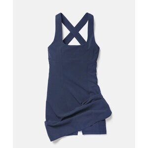Outdoor Voices The Cross Back Dress Women's Size XXL in Navy Blue New With Tags!